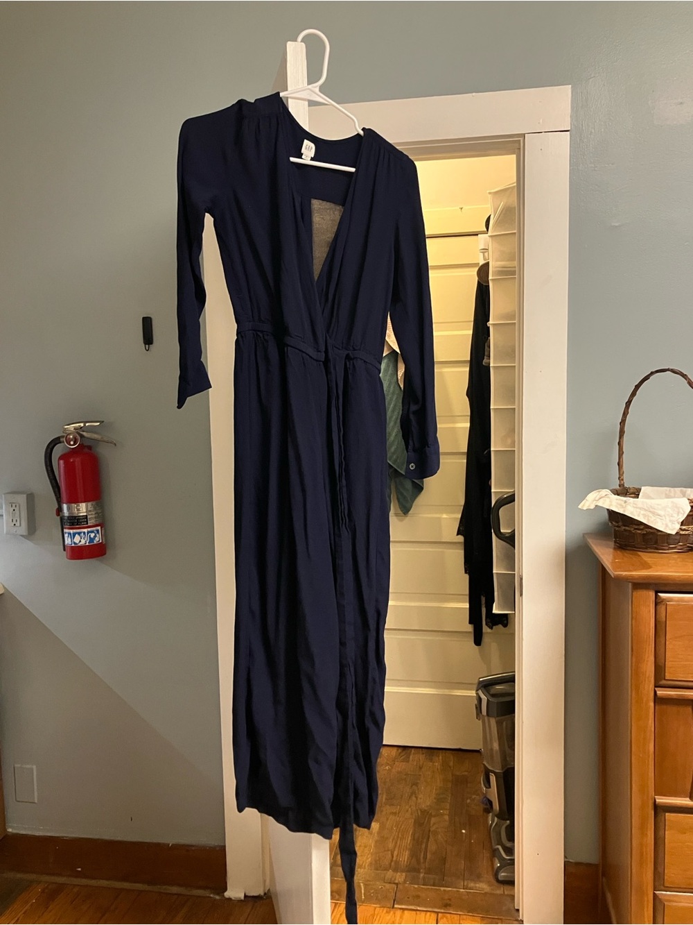 GAP Navy Tie-Up Romper